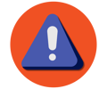 Alert icon - orange