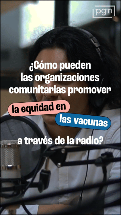 Como pueden las organizaciones comunitarias promover la equidad en las vacunas a traves de la radio 9.11.24