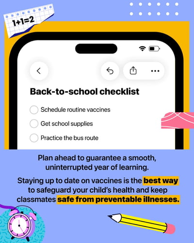 Back-to-school checklist