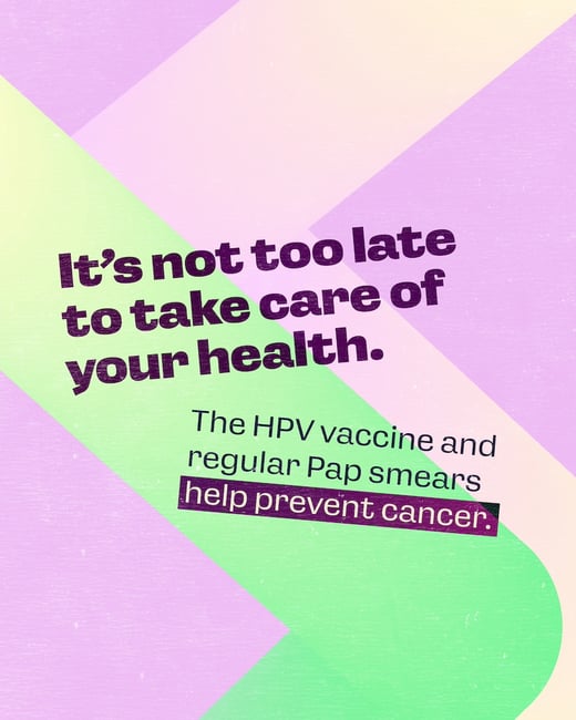 It's not too late to take care of your health.