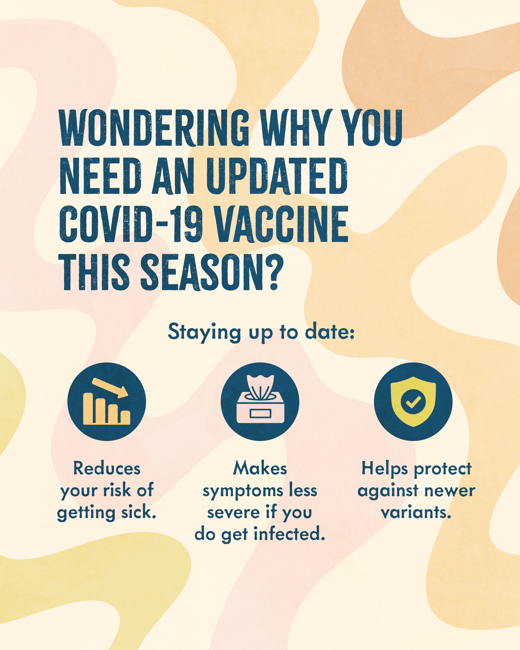 Wondering why you need an updated COVID-19 vaccine this season