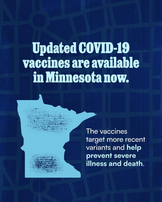 Updated COVID vaccines are available in MN now